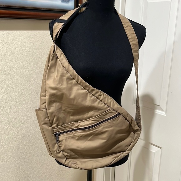 AMERI HEALTHY BACK BAG NYLON KHAKI, - Picture 1 of 7
